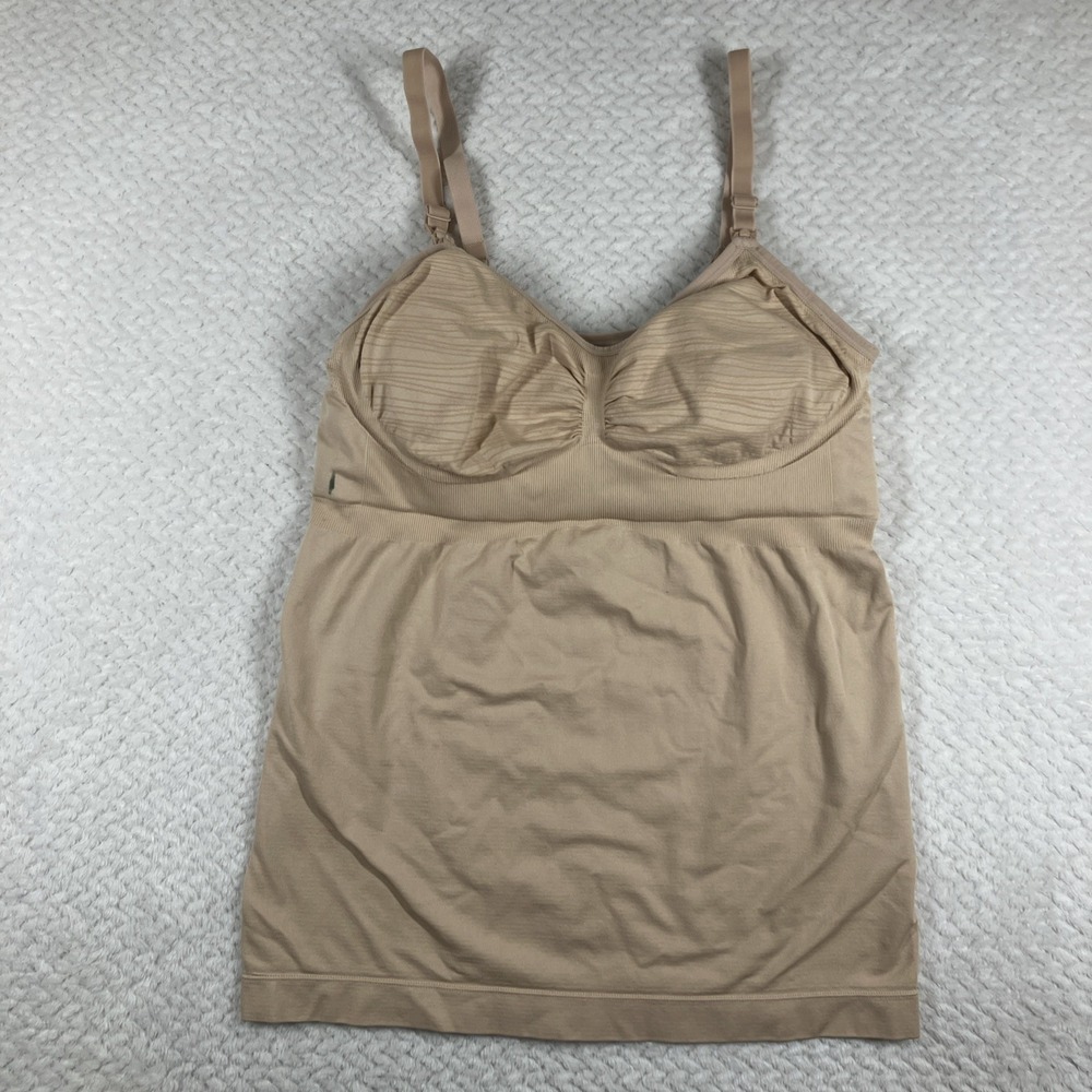 Kindred Bravely Sublime‎ Hands-Free Pumping & Nursing Tank Beige Large